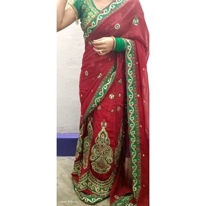 Lehanga Saree Without Blause