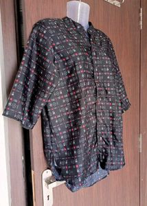 Printed High Low Short Tunic