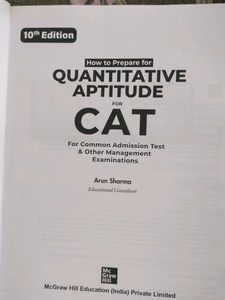 Quantitative Aptitude for CAT by Arun Sharma