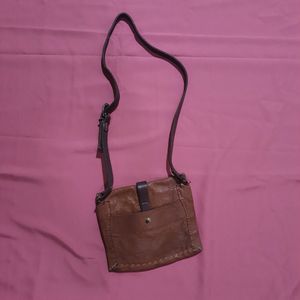 Vintage Leather Crossbody Bag