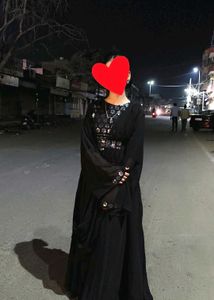 Elegant Black Embellished gown