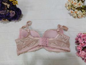 peach colour bra