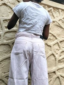 Bonkers Corner Baby Tee And Pink Korean Jeans 🩷💜