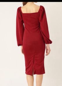 Savana Red Midi Dress