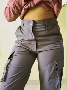 Grey Cargo Pants