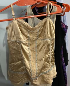 Lace Trim Corset Top