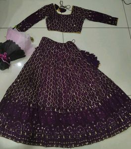 Wine Lehanga Wedding Set 🪞