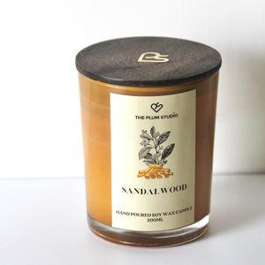Scented Candle Jar - Sandalwood