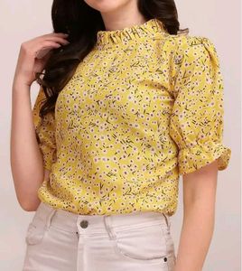 Floral Print Blouse Top