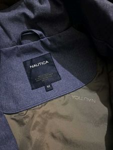 Blue Hooded Outdoor Jacket
