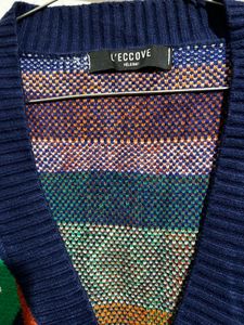 Unique Patterned Knit Cardigan