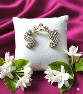 Crown Ring & Crystal Ear Climber Set