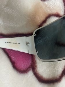 Vogue White Shield Sunglasses