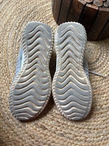 Gray Knit Sneakers Lightweight