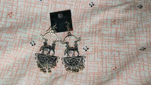 Oxidised Earring