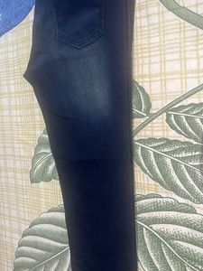 Dark Wash Jeans with Flare Bottom