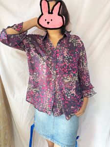 Floral Print Blouse