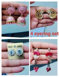 4 Eyering Jewellery Set