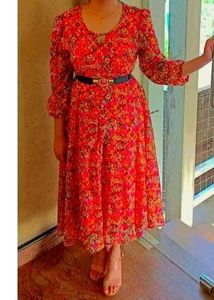 Trendy Floral Maxi Dress🌼🌸