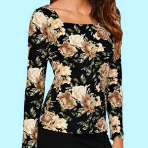 Floral Long Sleeve Top