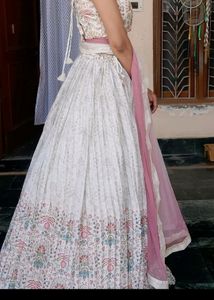Beautiful Of White Lehenga