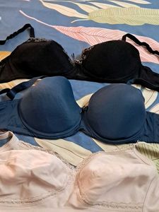 Combo Of Three  Branded  Imported Fabric  Bra