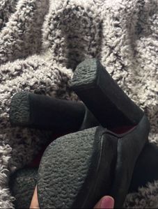 Black Platform Ankle Boots