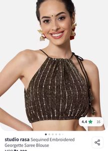 ✨Halter Neck Sequin Blouse🖤✨