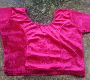 Dark Pink Stretchable Blouse