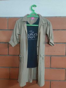 Girls' Beige Cover-Up