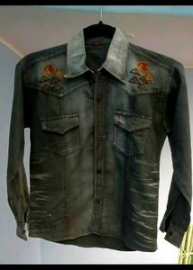 Vintage Denim Western Shirt