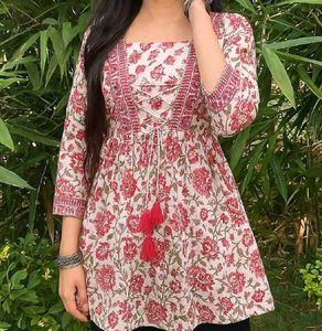 Pure Cotton Peplum Top✨