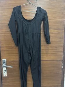 Glossy Black Jumpsuit
