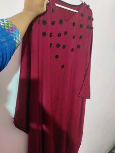 Elegant Maroon Top