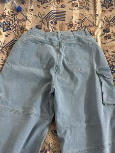 Light Wash Cargo Pants