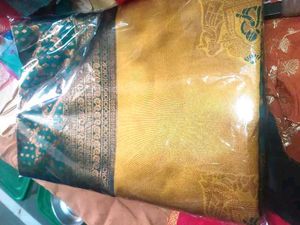 Green & Gold Saree