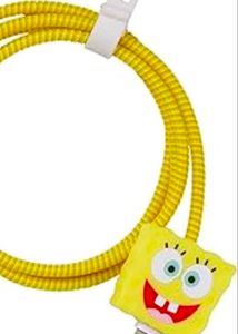2 Cartoon Character Data Cable holder Mobile