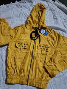 Yellow Star Pocket Hoodie