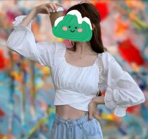 White Crop Top