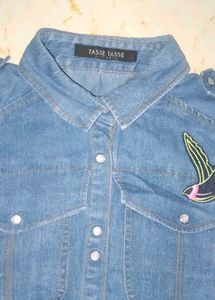 Vintage Denim Mini Dress