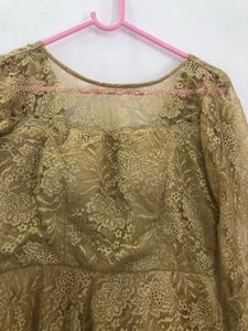 Golden Long Gown
