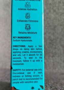 Face Serum( 2%Hyaluronic Acid)