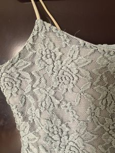 Lace Cami Peplum Top