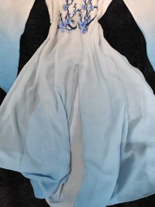 Ethereal Chinese White Folk Dance Dress