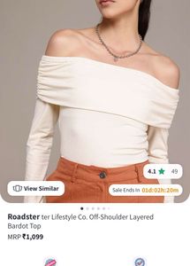 Off Shoulder Layered Top