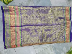 Embroidered Purple Blouse