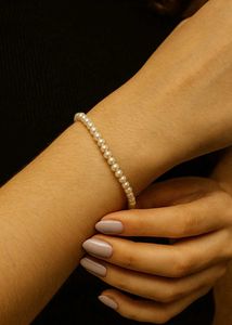 Real Pearl With Pure Silver Bracelet