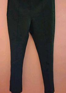 Green Polyester Bottom Wear