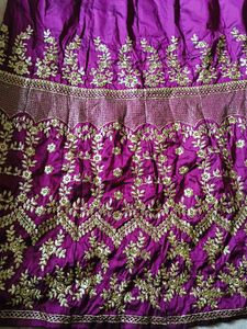 Embroidered Semi Stitched Party Wear Gown