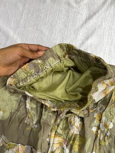 🗝️Pinterest Floral Tiered Vintage Maxi Skirt